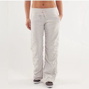 Lulu Lemon lined Studio Pant - Size 6 - Bone colored